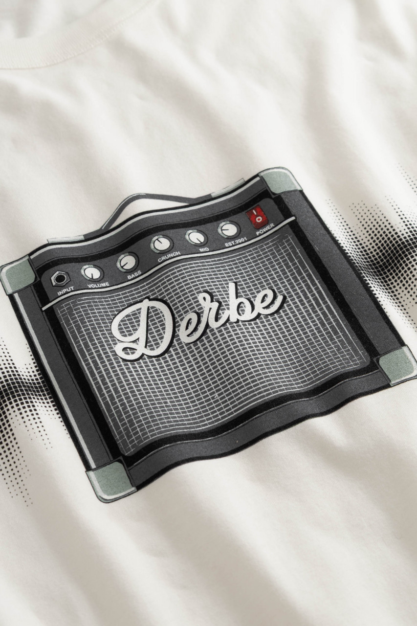 Derbe T-Shirt Verstärker Herren Weiß GOTS Organic