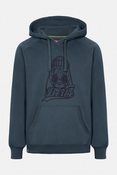 Derbe Walross Herren Hoodie Navy Dunkelblau Kapuzenpullover Nachhaltig