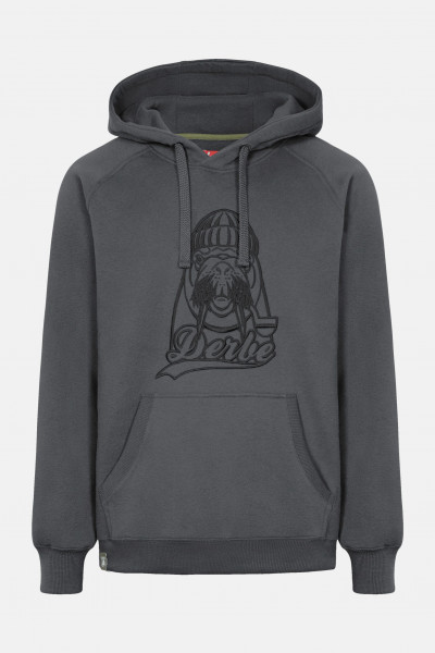 Derbe Walross Herren Hoodie Phantom Grau Kapuzenpullover Nachhaltig