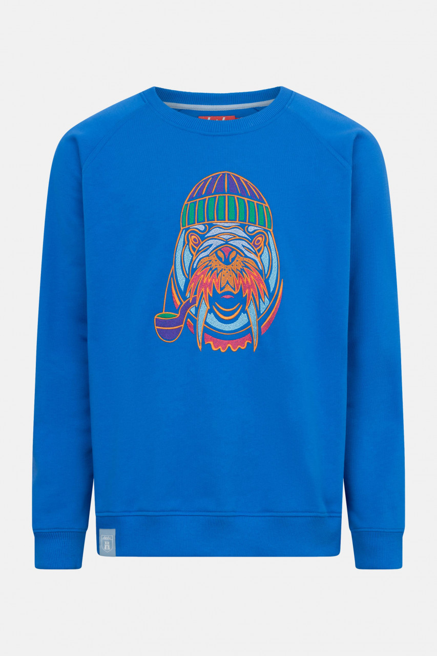 Derbe Sweatshirt Walross Blau