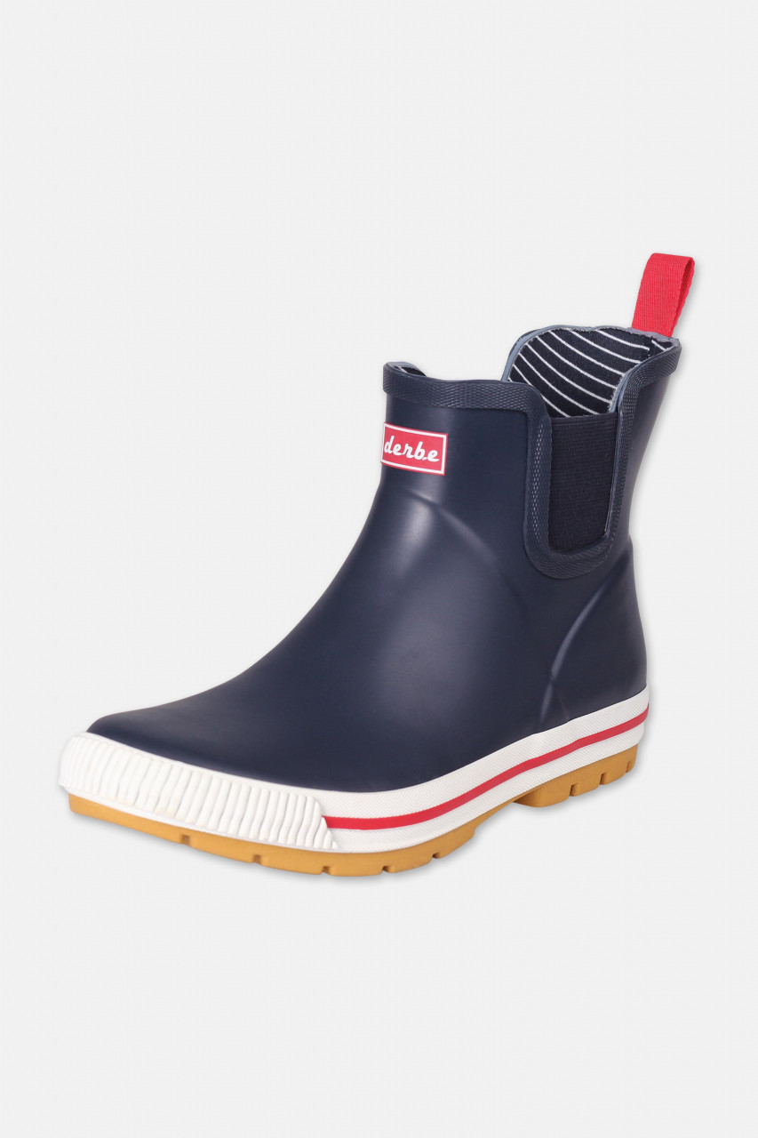 Derbe Wattpuuschen Eco Marine Gummistiefel Halbstiefel Dunkelblau Nachhaltig