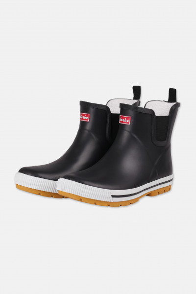 Derbe Wattpuuschen Pelz Schwarz Weiß Damen Gummistiefel Halbschuh Derbe Wattpuuschen Pelz Schwarz Weiß Damen Gummistiefel Halbschuh