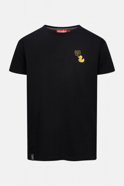 Derbe T-Shirt What The Duck Herren Schwarz GOTS Organic