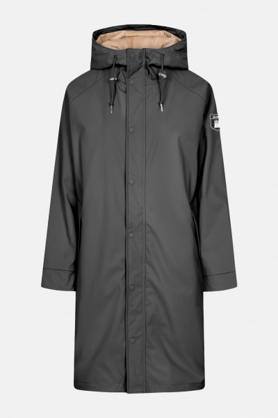 Derbe Wittby Phantom Damen Regenjacke Schwarz Beige Derbe Wittby Phantom Damen Regenjacke Schwarz Beige
