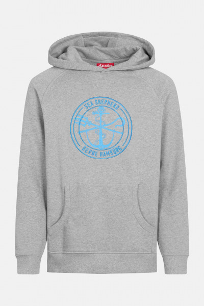 Derbe Zobel Sea Shepherd Gots Organic Herren Pullover Grey Melange Grau Derbe Zobel Sea Shepherd Gots Organic Herren Pullover Grey Melange Grau
