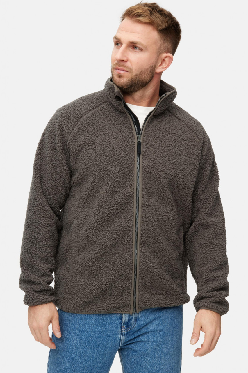 Derbe Herren Fleecejacke Kuschelby Braun