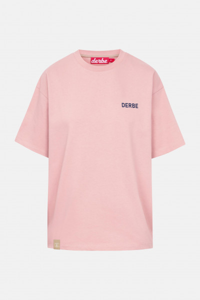 Derbe T-Shirt Moin Franz Damen Rosa GOTS Organic