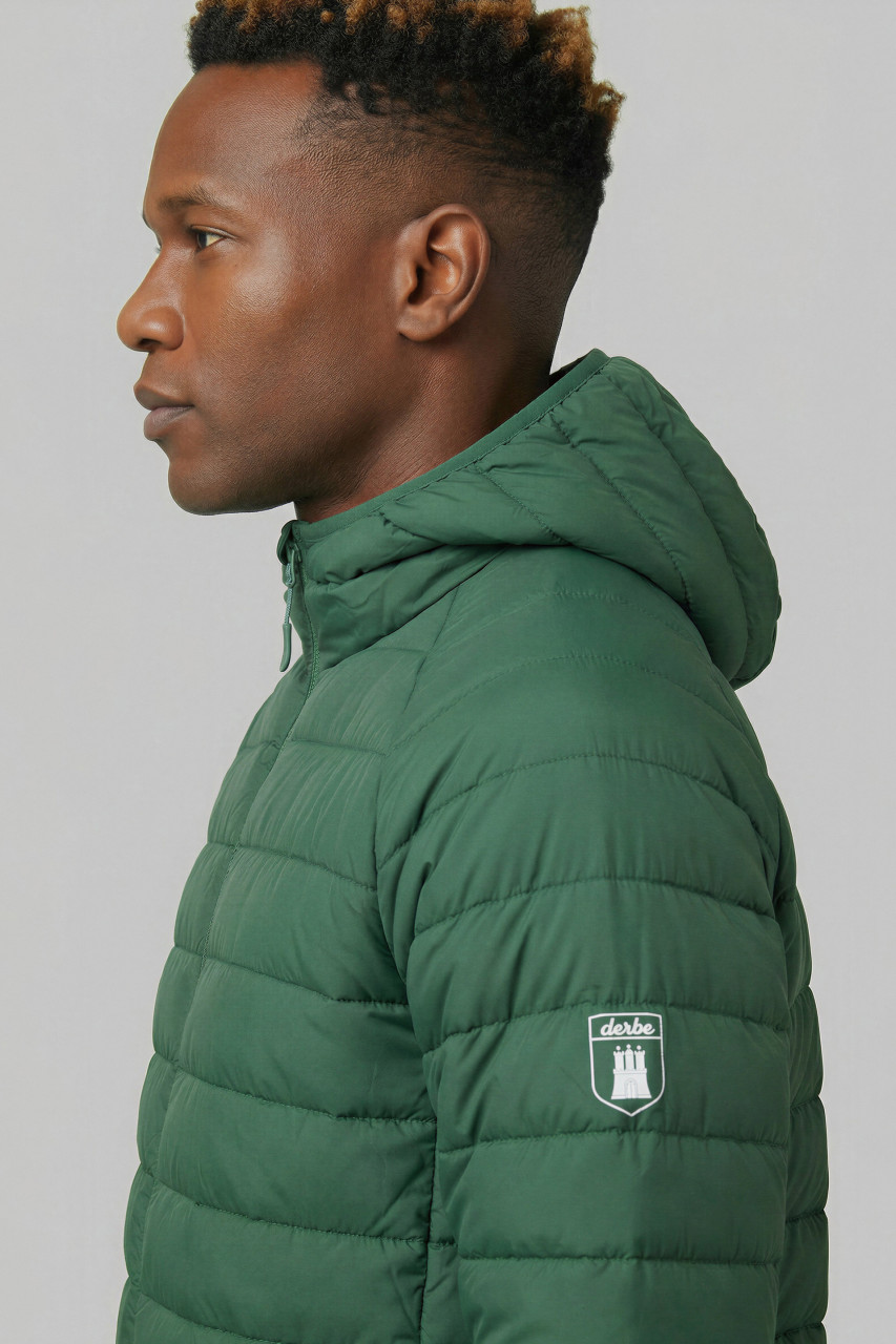 Derbe Herren Steppjacke Lightby Grün Übergangsjacke