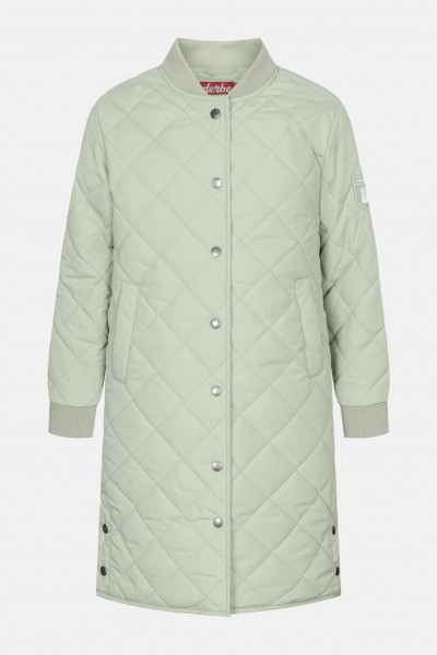 Derbe Quiltby Long Kids Jacke Kinder Hell Grün Laurel Green Nachhaltig Derbe Quiltby Long Kids Jacke Kinder Hell Grün Laurel Green Nachhaltig