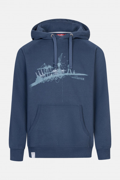Derbe Hafenschiffer Herren Hoodie Navy Dunkelblau Derbe Hafenschiffer Herren Hoodie Navy Dunkelblau