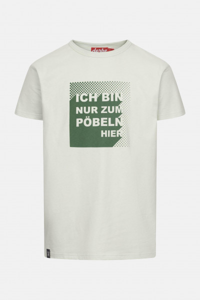Derbe T-Shirt Pöbeln Herren Grün Türkis GOTS Organic