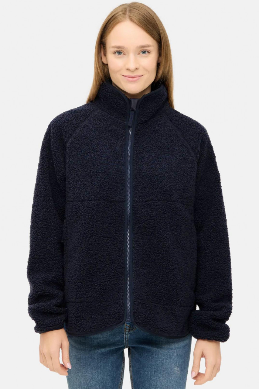 Derbe Kuschelby Navy Damen Fleecejacke Dunkelblau