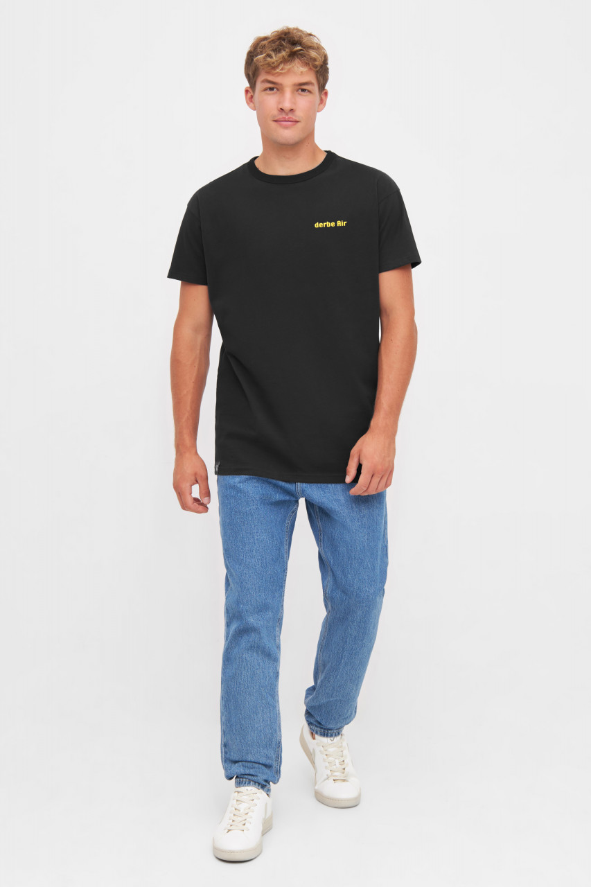 Derbe T-Shirt Derbe Air Herren Schwarz