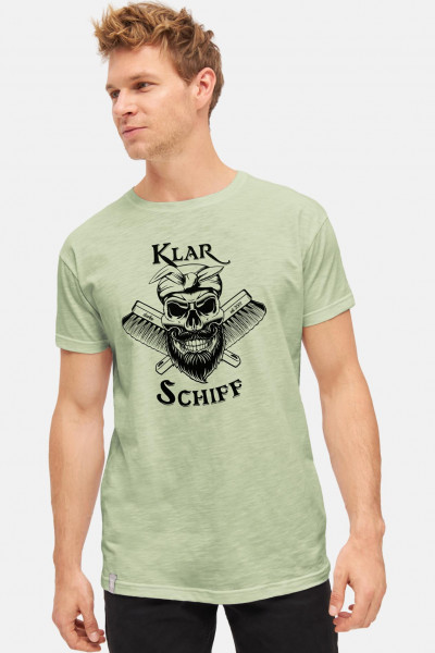 Derbe Klarschiff Herren T-Shirt Hellgrün Laurel Green
