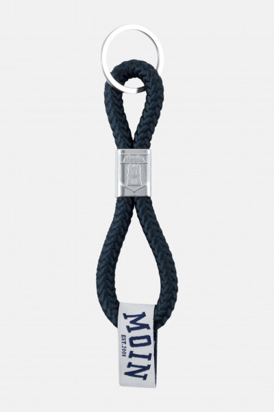 Derbe Schlüsselanhänger Keychain Dunkelblau Moin