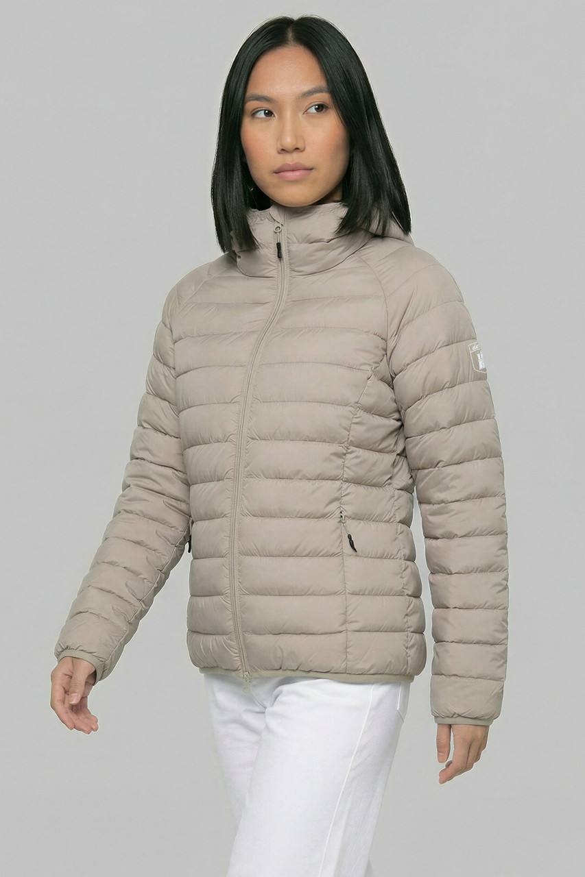 Derbe Damen Steppjacke Lightby Beige Übergangsjacke