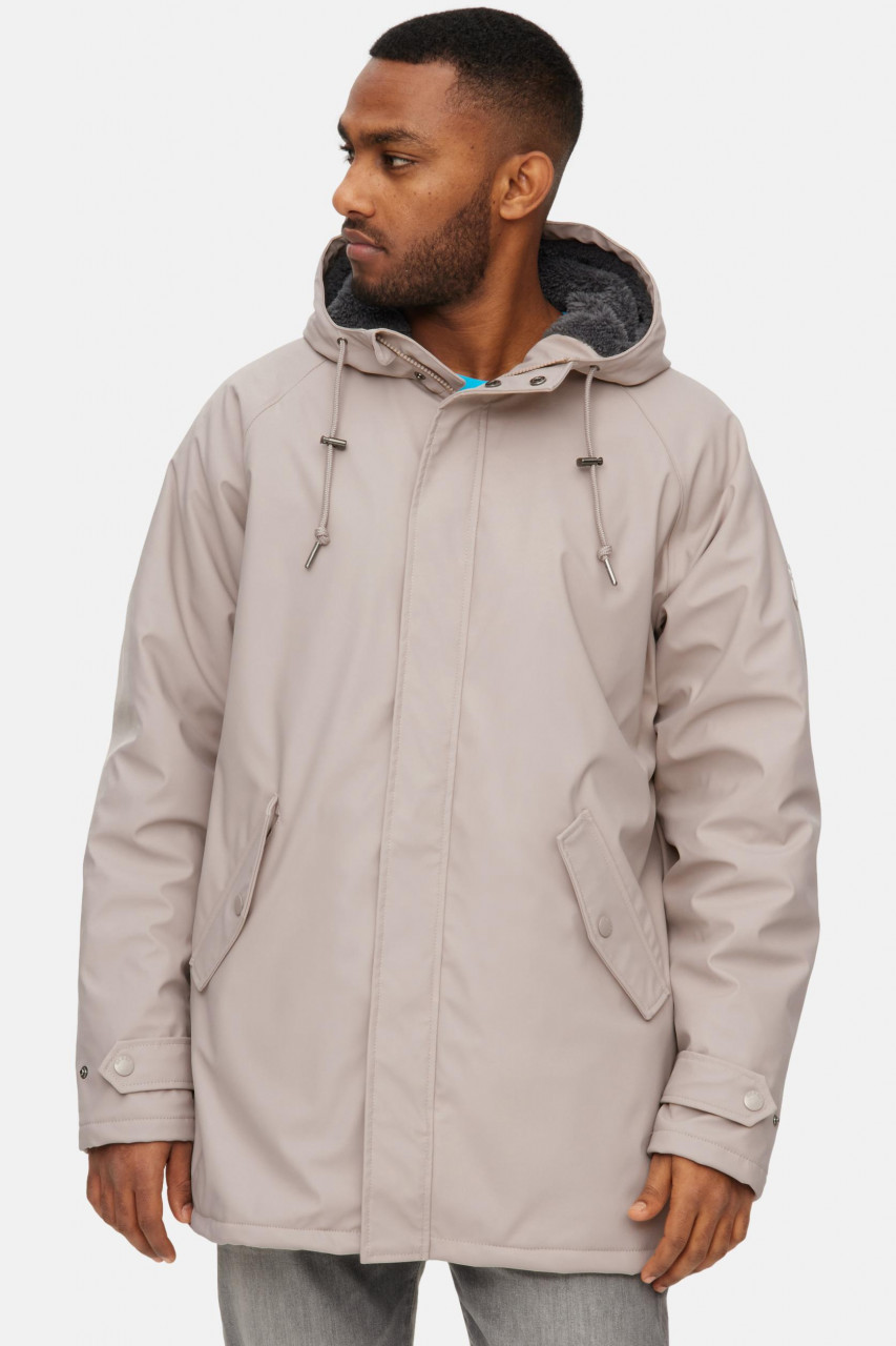 Derbe Regenjacke Trekholm As Herren Beige Gefüttert