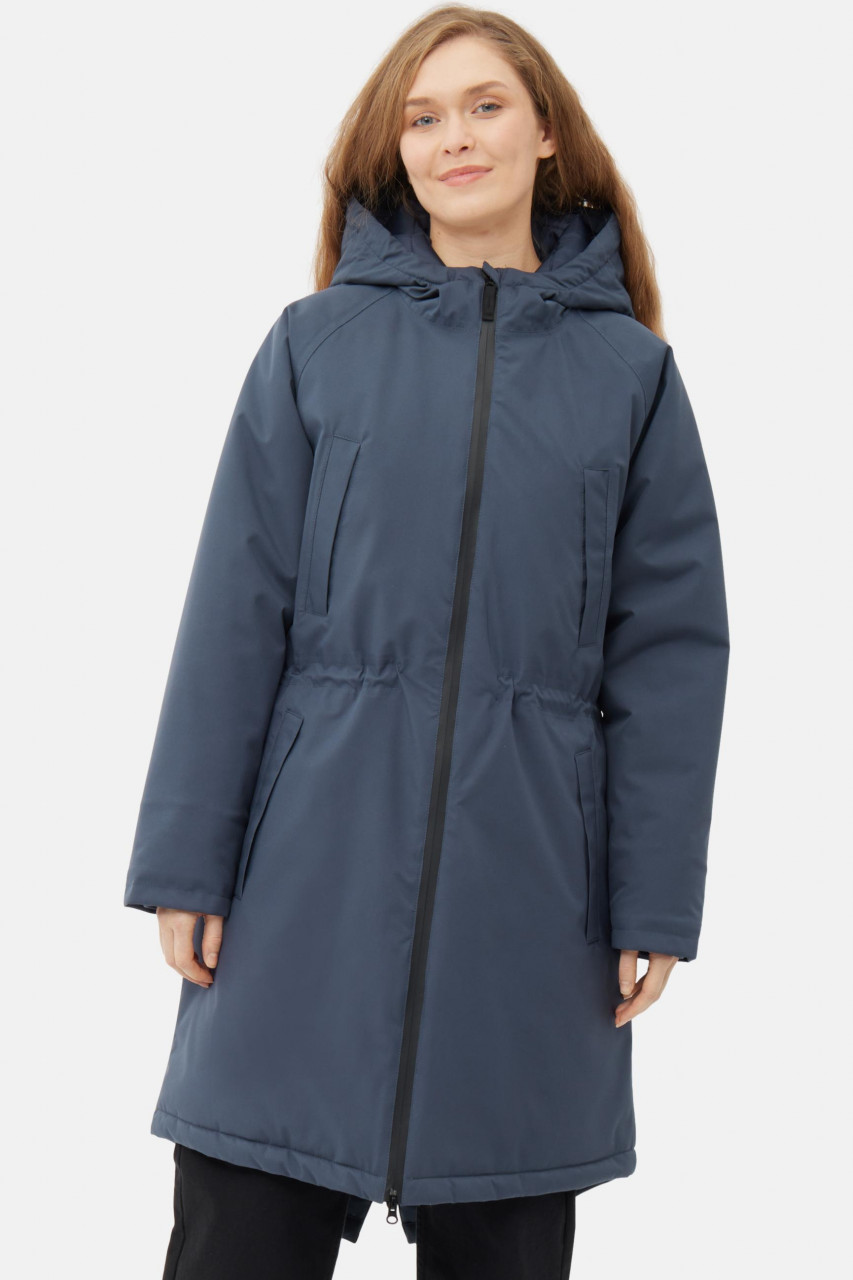 Derbe Winterjacke Deutholm Damen Dunkelblau Warm Gefüttert