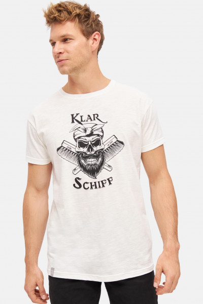 Derbe Klarschiff Herren T-Shirt Weiß