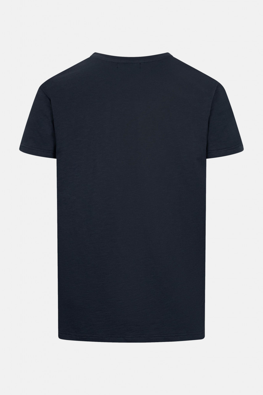 Derbe T-Shirt Kopfhörer Herren Blau GOTS Organic