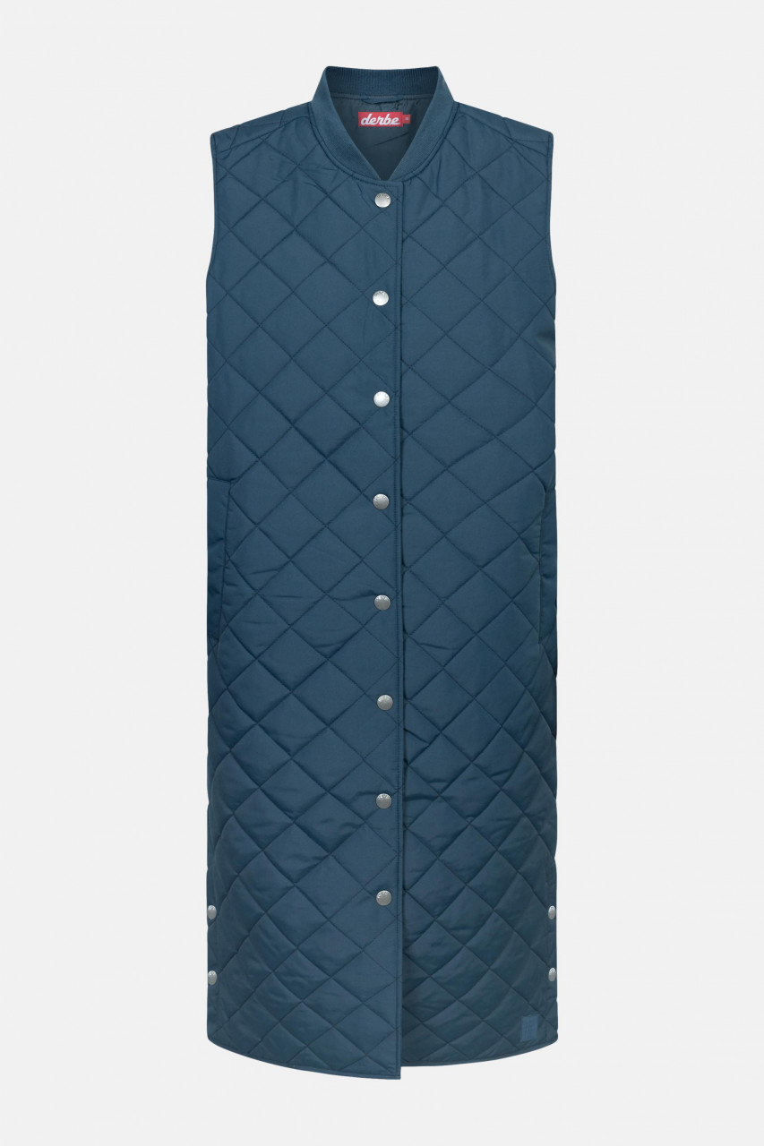 Derbe Quiltby Vest Damen Jacke Navy Blau Nachhaltig