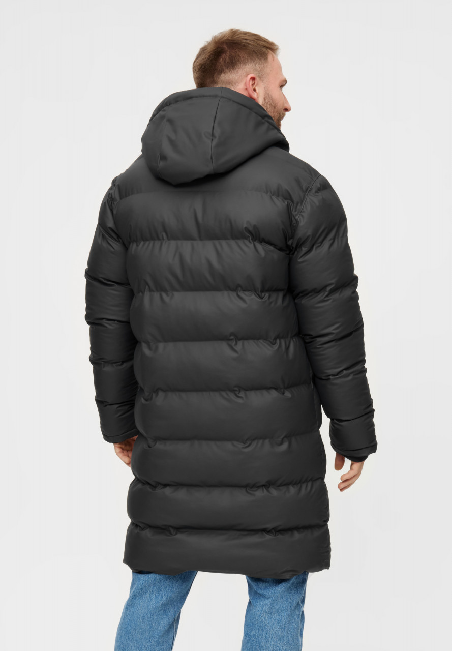 Derbe Winterjacke Interholm Herren Schwarz Puffer