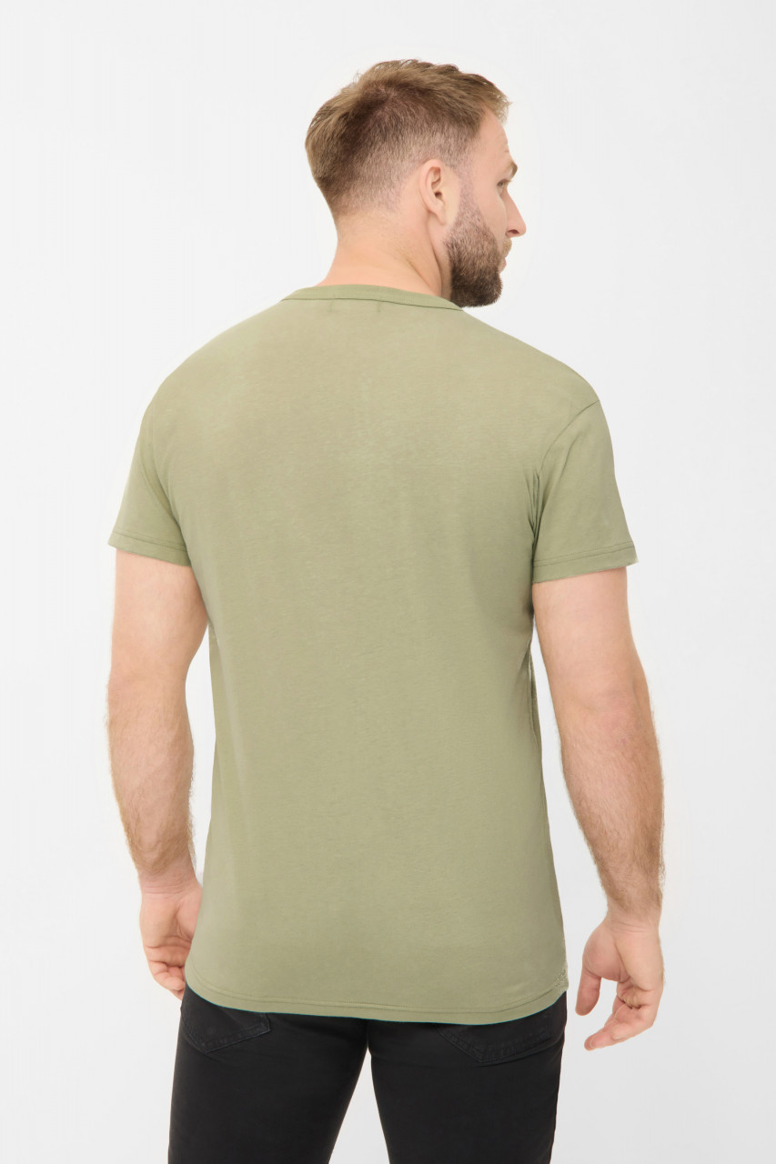 Derbe T-Shirt Sturmmöwe Herren Hellgrün Oliv Grau GOTS Organic