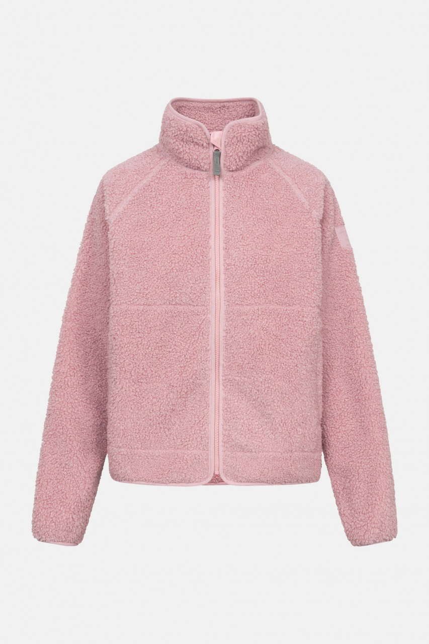 Derbe Damen Fleecejacke Kuschelby Rosa Teddy