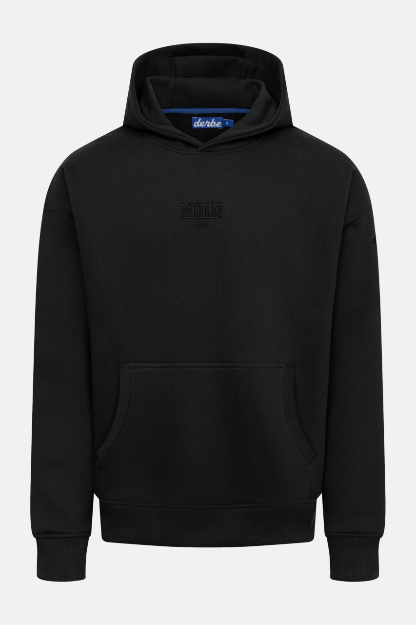 Derbe x HSV Moin Hoodie Herren Schwarz Fanartikel GOTS