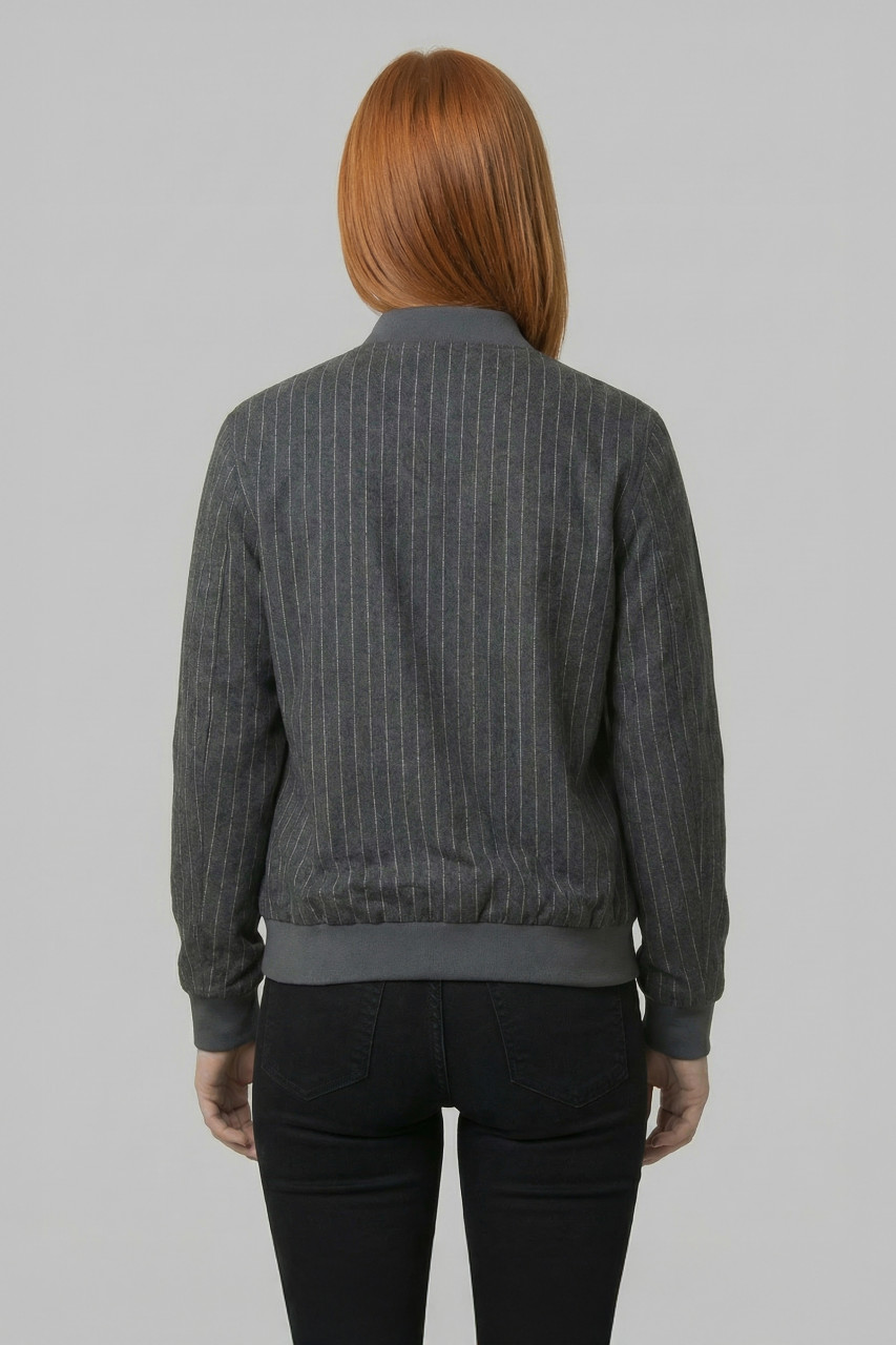 Derbe Übergangsjacke Blousby Damen Grau Anthrazit Blouson