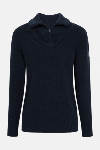 Derbe Troyer Matrosenplünn Herren Dunkelblau Strickpullover GOTS Organic