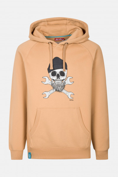 Derbe Hoodie Schädel NFKA Herren Braun Nach fest kommt Ab Derbe Hoodie Schädel NFKA Herren Braun Nach fest kommt Ab