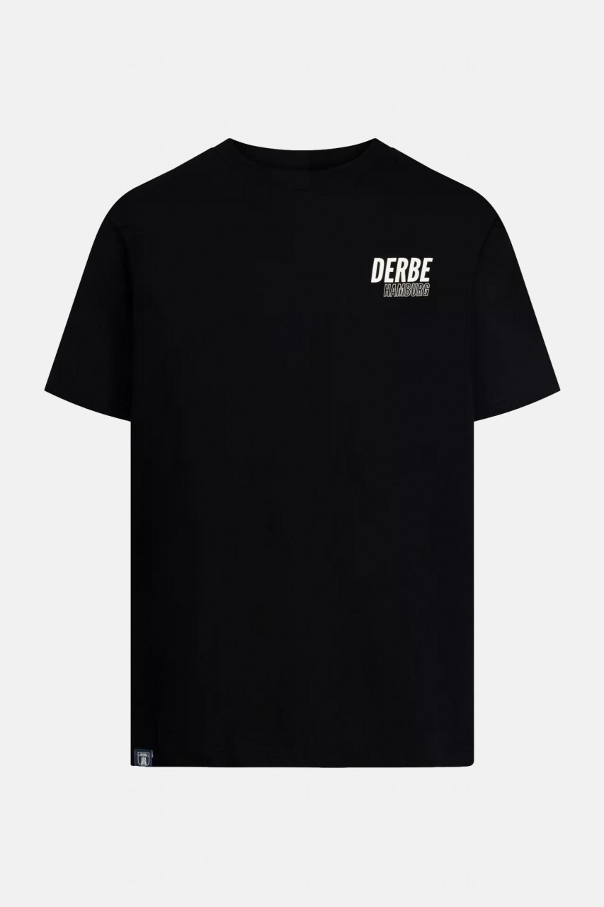 Derbe Festival T-Shirt LTB Unisex Schwarz GOTS Organic