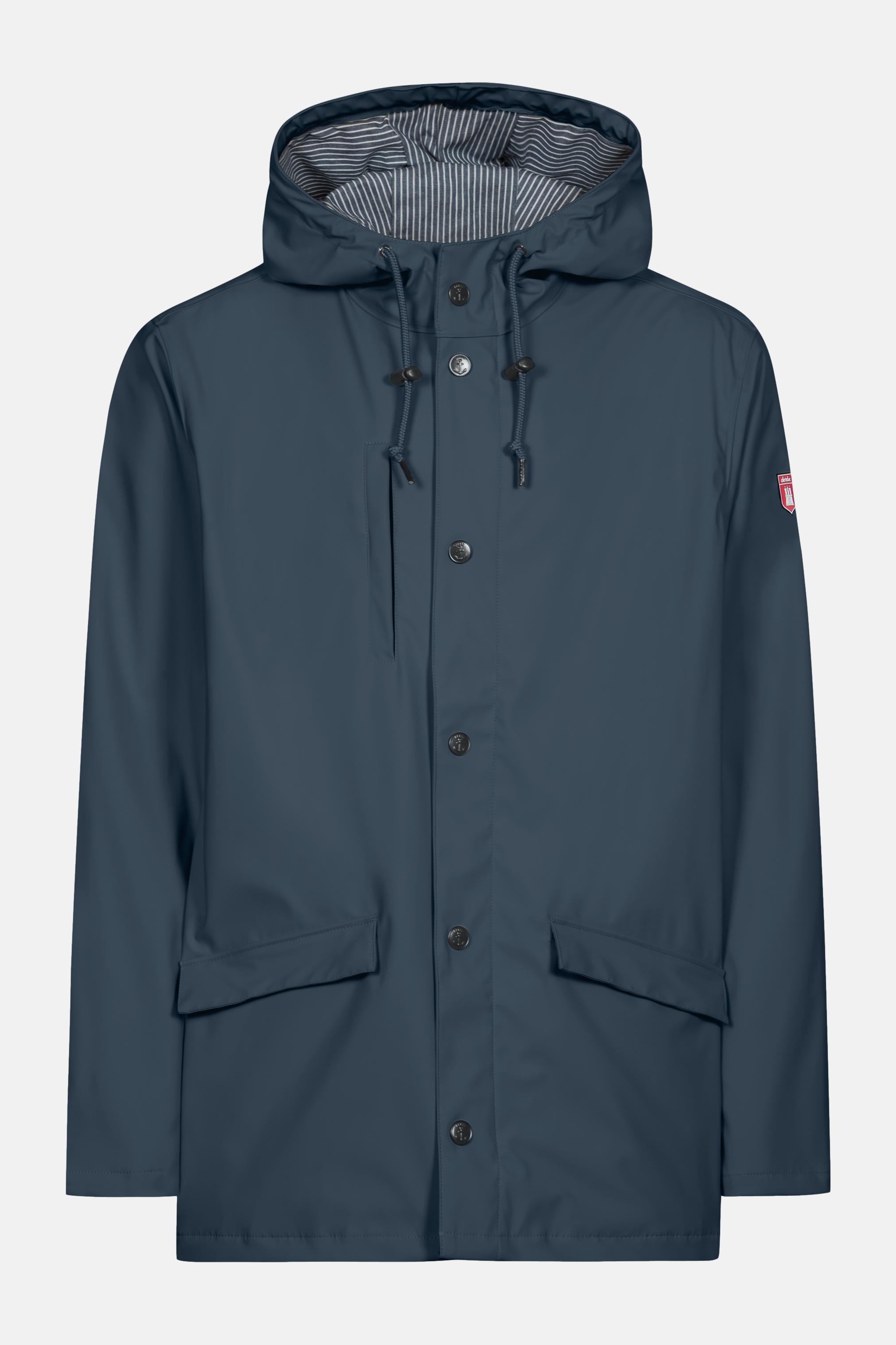 Passby Fisher Navy Dunkelblau Herren Regenjacke 