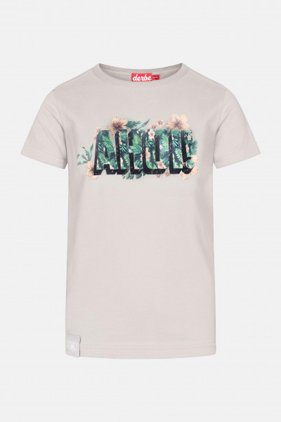 Derbe Hawahoi Kinder T-Shirt Ahoi Blumen Paloma Grau Nachhaltig Derbe Hawahoi Kinder T-Shirt Ahoi Blumen Paloma Grau Nachhaltig