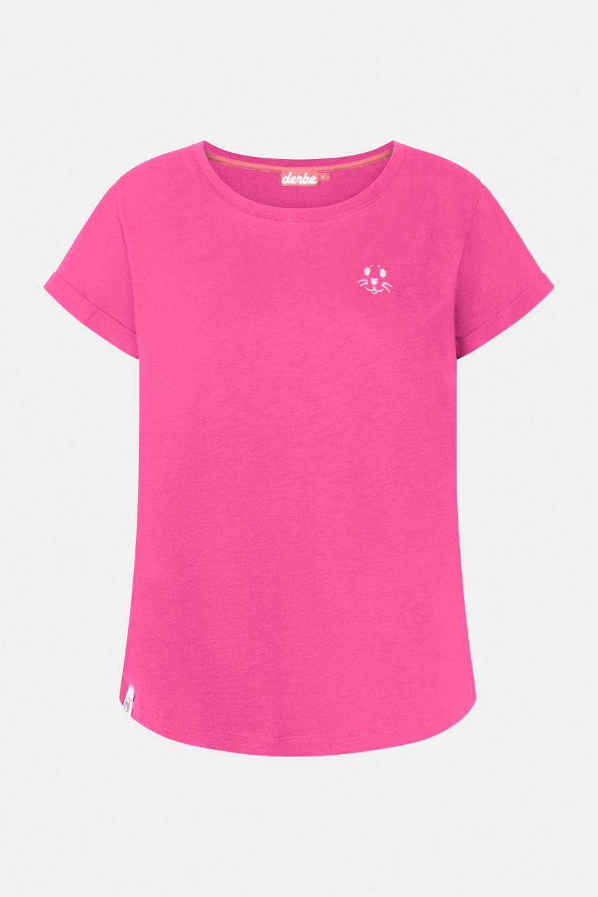 | Pink T-Shirt Damen Robbenschnute Glow