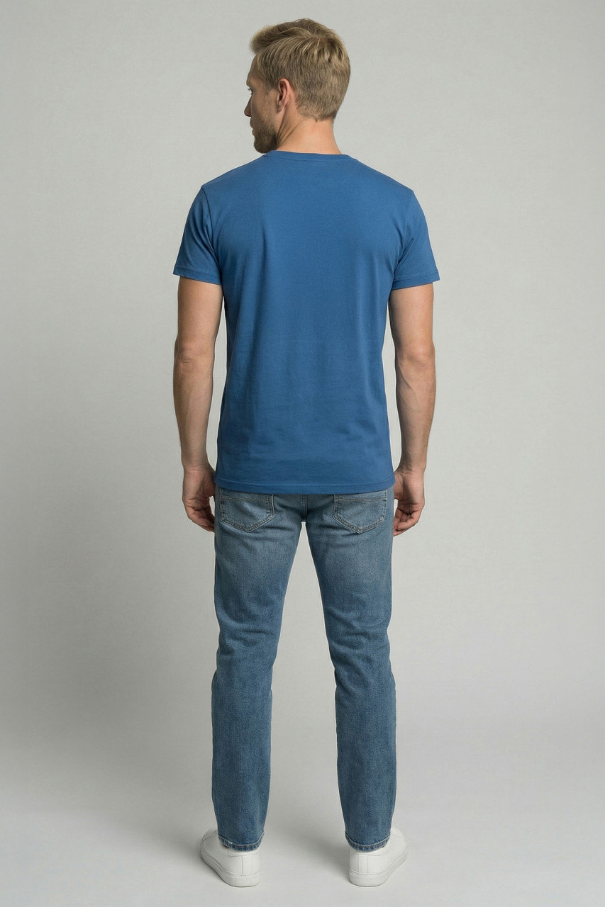Derbe T-Shirt Meins Herren Blau Möwe GOTS Organic