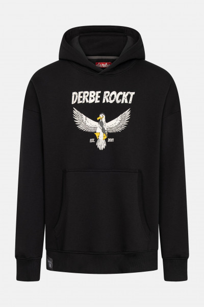Derbe Hoodie Rockmöwe Schwarz Kapuzenpullover