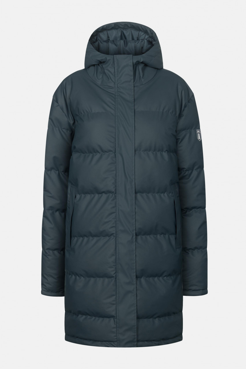 Derbe Puffholm Damen Wintermantel Navy Dunkelblau Steppmantel