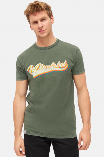 Derbe inDISCOtabel Herren T-Shirt Grün Kombu Green Nachhaltig