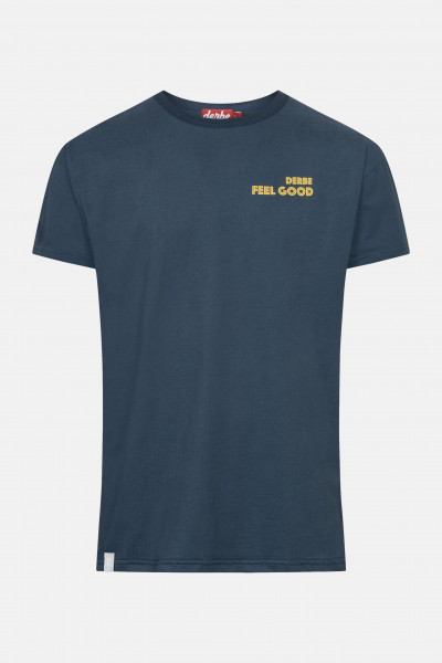 Derbe Swimmingpool Herren T-Shirt Navy Dunkelblau Backprint Nachhaltig Derbe Swimmingpool Herren T-Shirt Navy Dunkelblau Backprint Nachhaltig