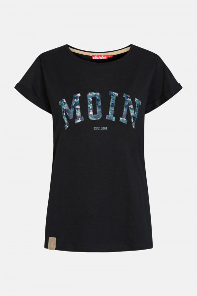 Derbe Flamoin Damen T-Shirt Schwarz Derbe Flamoin Damen T-Shirt Schwarz