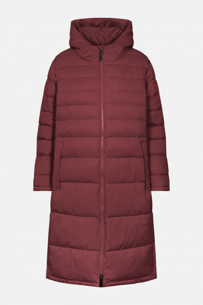 Derbe Bigholm Damen Winterjacke Dunkel Rot Gefüttert Tibetan Red