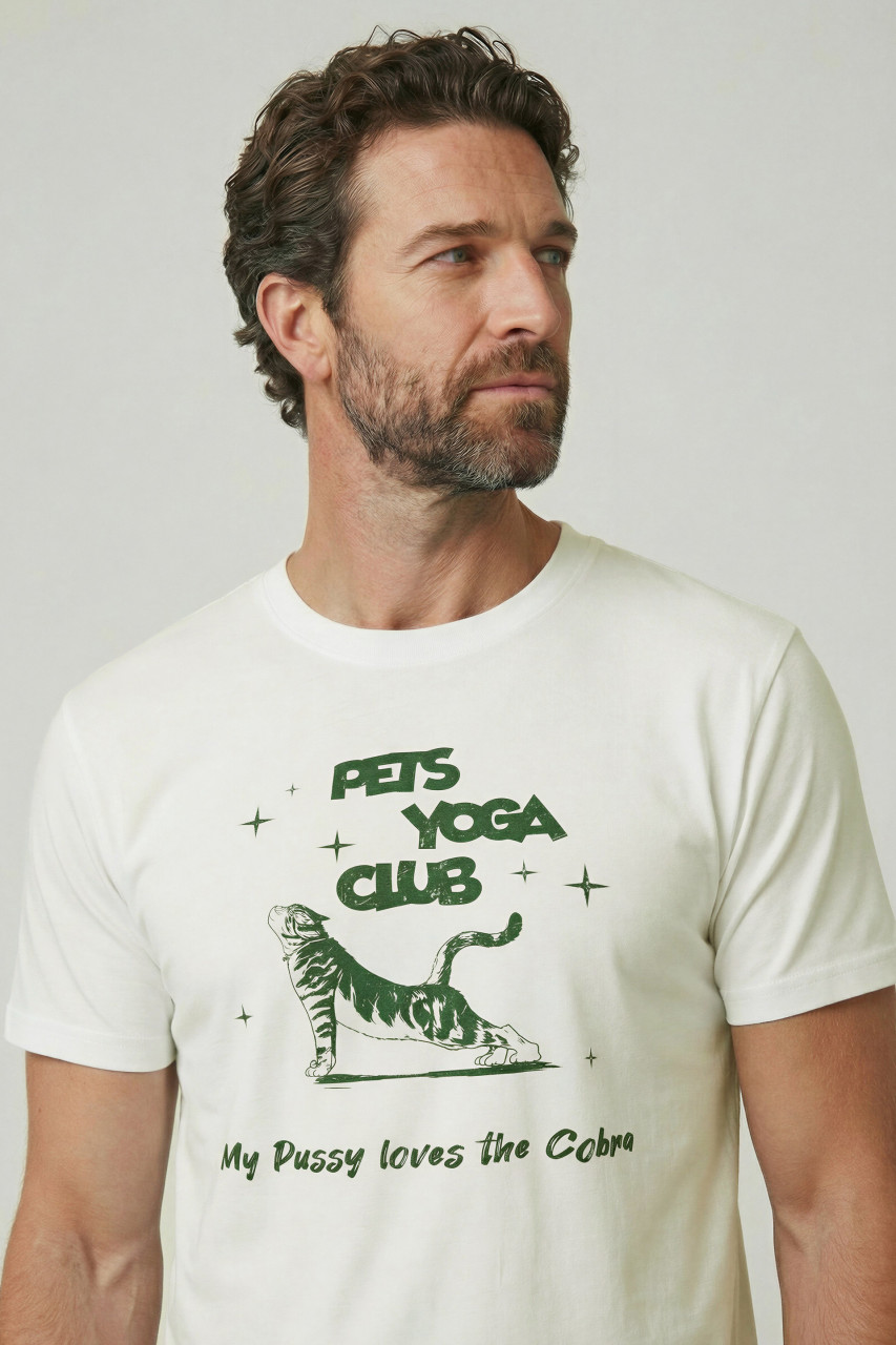 Derbe T-Shirt R.I.P. Piet Herren Weiß GOTS Organic