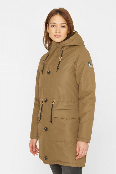 Derbe Friese Festholm Damen Winterjacke Otter Braun Derbe Friese Festholm Damen Winterjacke Otter Braun