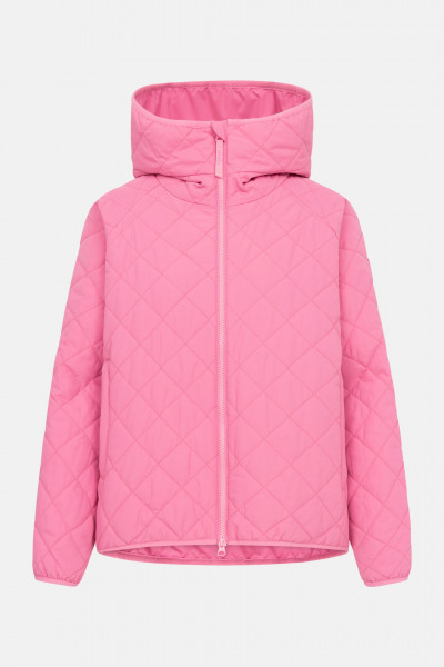 Derbe Übergangsjacke Quiltby Short Damen Pink Steppjacke
