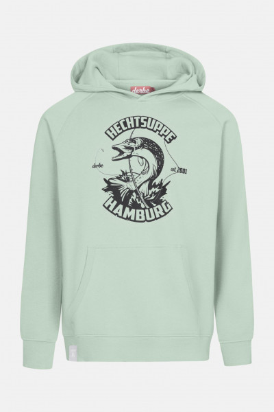 Derbe Hechtsuppe Herren Hoodie Kapuzenpullover Laurel Green Hellgrün Derbe Hechtsuppe Herren Hoodie Kapuzenpullover Laurel Green Hellgrün
