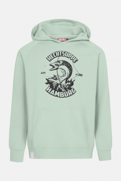 Derbe Hechtsuppe Herren Hoodie Kapuzenpullover Laurel Green Hellgrün