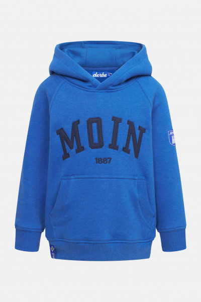 Derbe x HSV Moin Kinder Hoodie Blau HSV Fanartikel