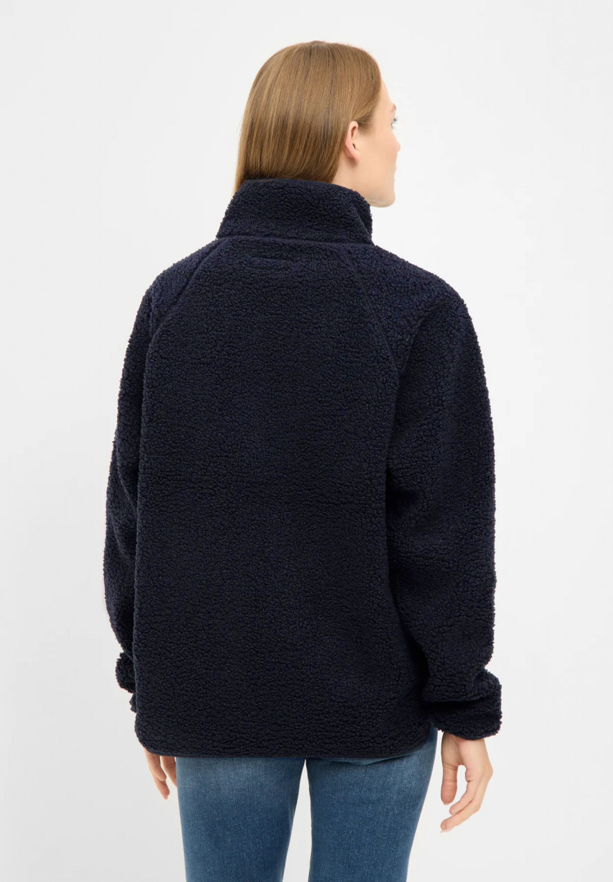 Derbe Kuschelby Navy Damen Fleecejacke Dunkelblau